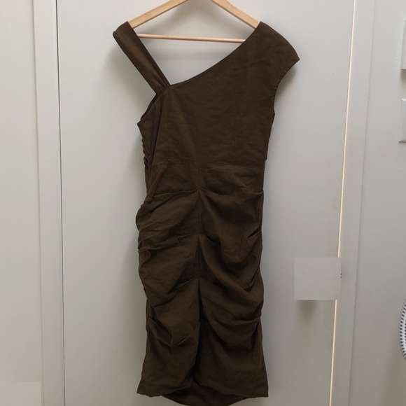 Eileen Fisher ruched dress - S - Picture 2 of 7